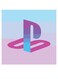PlayStation Themed Wall Art Purple/Pink/Blue 30x30cm