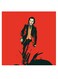 Joker Themed Wall Art Red/Black/Orange 30x30cm