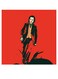 Joker Themed Wall Art Red/Black/Orange 30x30cm