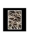 Nature Themed Wall Art Black/Beige 30x30centimeter