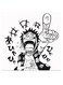 Luffy Themed Printed MDF Wall Art White/Black 30x30cm