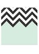 Geometric Pattern Wall Art Green/Black/White 30x30cm