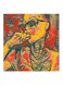 Fashion Women Themed MDF Wall Art Multicolour 30x30cm
