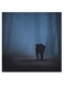 Jaguar Themed Wall Art Blue/Black/Yellow 30x30cm
