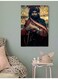 Bedouin Woman Themed Wall Art Painting Multicolour 40x60cm