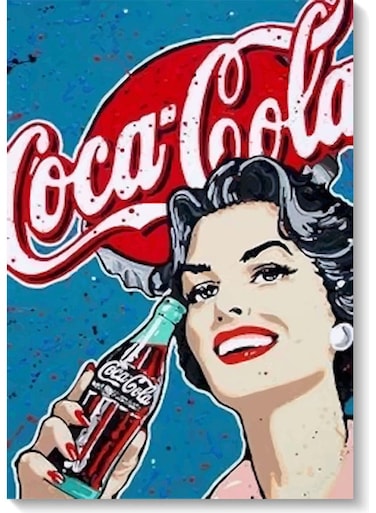 Coca Cola Wall Art multicolour 40x60cm