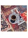 Coffee Themed Wall Art White/Blue/Brown 30x30cm