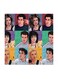 Friends MDF Wall Art Multicolour 30x30centimeter