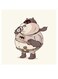 Batman Printed Wall Art Beige/Grey/Black 30x30cm