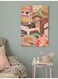 Cake Wall Art Multicolour 40x60cm