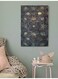 Engraving Wall Art Multicolour 40x60cm
