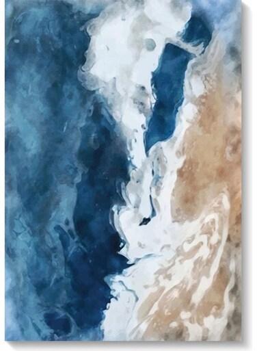 Beach Wall Art Multicolour 40x60cm