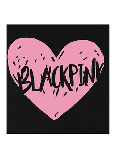 Blackpink MDF Wall Art Pink/Black