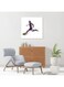Iniesta Barcelona MDF Wall Art Multicolour 30 X 30cm