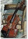 Violin Wall Art Multicolour 40x60cm