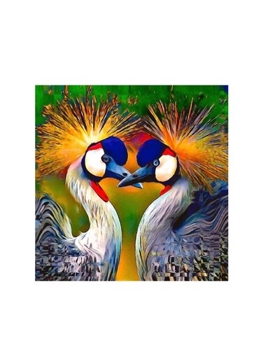 You And Me Mdf Wall Art Multicolour 30x30cm