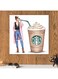 Coffee Lover Wall Art Painting Multicolour 30 x 30cm