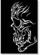 Decorative Wall Art Painting Black/White 40 x 60cm