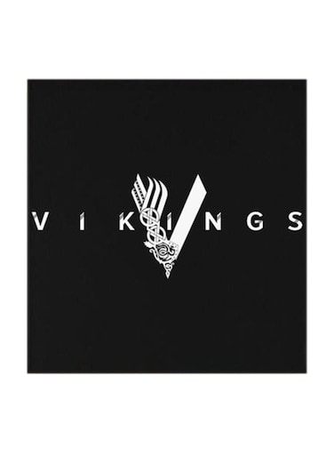 Vikings MDF Wall Art Multicolour 30x30cm