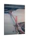Bridge Printed Framed Canvas Wall Art Grey/Green/Red 60x80centimeter