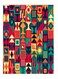 Printed Decorative Wall Art Plate Multicolour 20cm