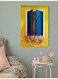 Window And Flowers Wall Art multicolour 40x60cm