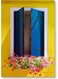 Window And Flowers Wall Art multicolour 40x60cm