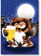 Owl Wall Art Multicolour 40x60cm