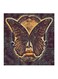 Butterfly Woman MDF Wall Art Multicolour 30x30cm