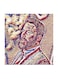 Ben Affleck MDF Wall Art Multicolour 30x30cm