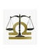 Libra Sign MDF Wall Art Multicolour 30x30cm