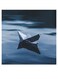Paper Boat Themed Printed MDF Wall Art Blue/White/Black 30x30cm