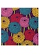 Chrysanthemum Flower Themed Wall Art Purple/Orange/Green 30x30cm
