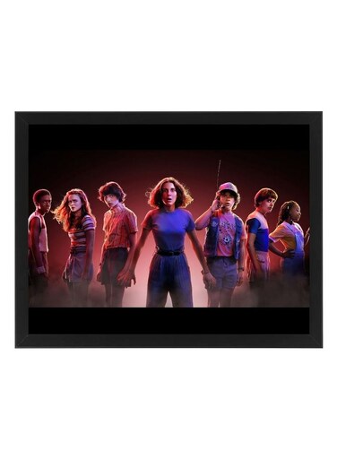 Stranger Things Wallpaper Wall Art Poster Frame 21x30 cm