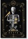 Skeleton Wall Art Multicolour 40x60cm