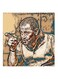 George Wassouf MDF Wall Art Beige/Black/White