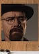 Walter White Breaking Bad Printed Wall Art Brown/Black 30x30cm