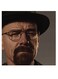 Walter White Breaking Bad Printed Wall Art Brown/Black 30x30cm