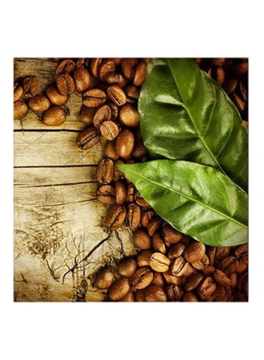 Coffee MDF Wall Art Multicolour