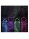 PlayStation Themed Wall Art Blue/Purple/Green 30x30cm