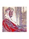King Faisal of Saudi Arabia MDF Wall Art Multicolour 30x30centimeter