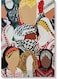 Palestinian Woman Wall Art Multicolour 40x60cm