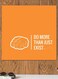 Do More Than Just Exist Themed Printed MDF Wall Art Orange/White 30x30cm