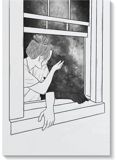 Love The Lovers Wall Art Multicolour 40x60cm
