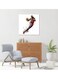 James Harden Basketball Player MDF Wall Art Multicolour 30 X 30cm