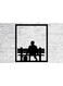 Wall Art Black 20cm