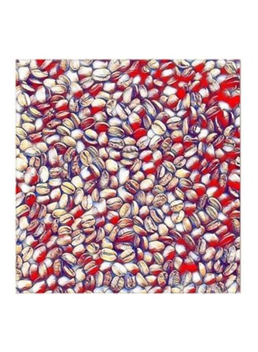 Coffee MDF Wall Art Multicolour 30x30centimeter