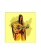 Al Oud Player MDF Wall Art Multicolour 30x30cm