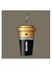 Coffee Lovers Themed Wall Art Grey/Gold/Black 30x30cm