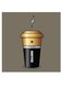 Coffee Lovers Themed Wall Art Grey/Gold/Black 30x30cm
